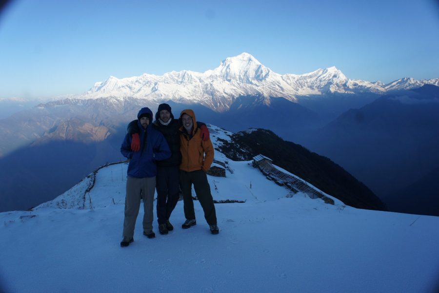 Kopra Ridge with Robin Jordi and Pere Kopra Ridge with Robin Jordi and Pere