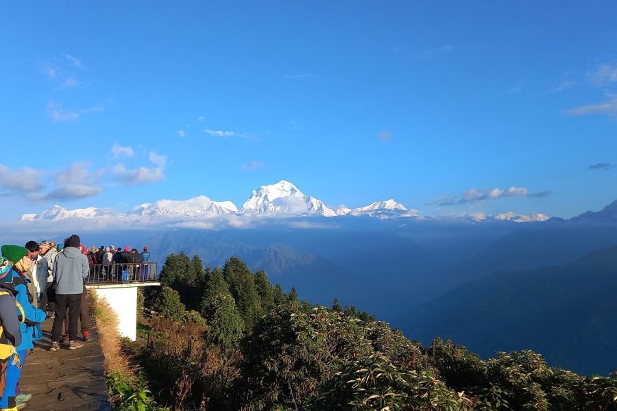 Poonhill top view point Poonhill top view point